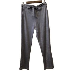 NWT One by Chapter One Gray/Lavender faux suede Jogger Pants Size Small‎